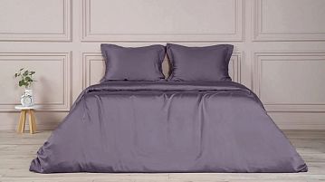 Комплект постельного белья без простыни Tencel (Тенсел) Аметистовый